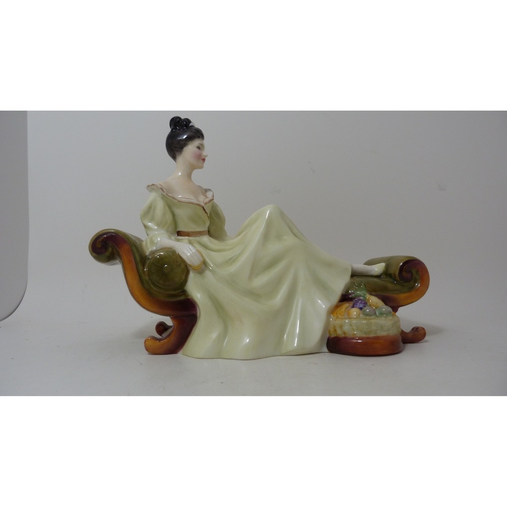 Royal Doulton At Ease HN 2473 Reclining Lady Chaise Longue Figurine 1972